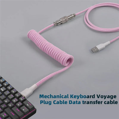 Mechanical Keyboard Coiled Cable Wire
